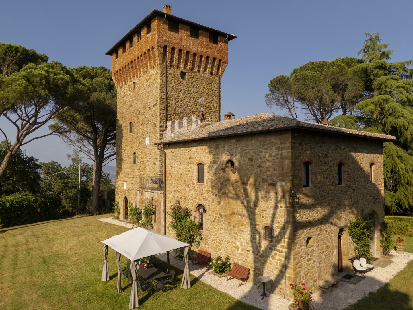 Torre di Paciano 6, a Historic Umbrian Watchtower with Lake Trasimeno Views Main View