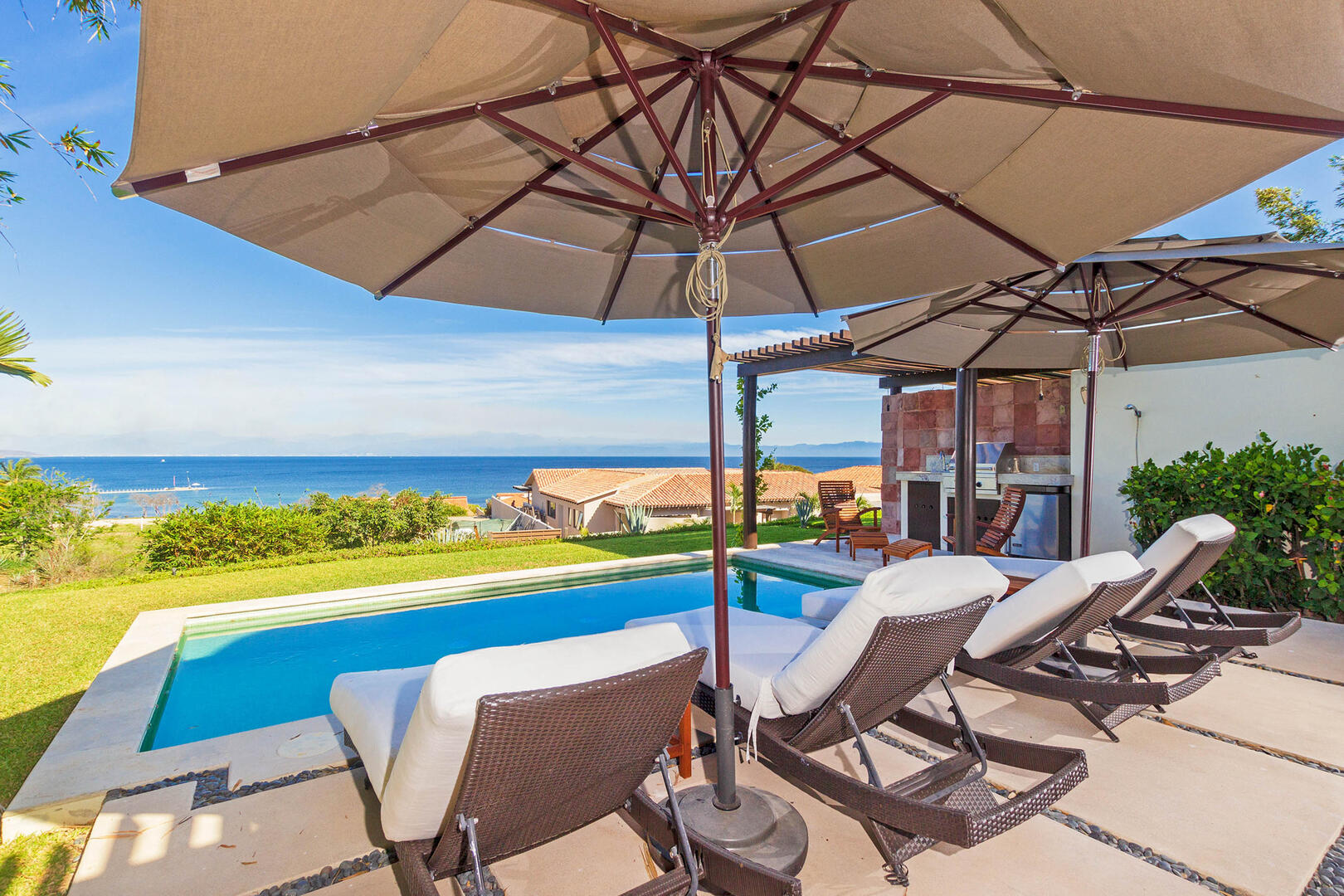 Villa Aguamarina, Ocean and Fairway View Retreat in Punta Mita Main View