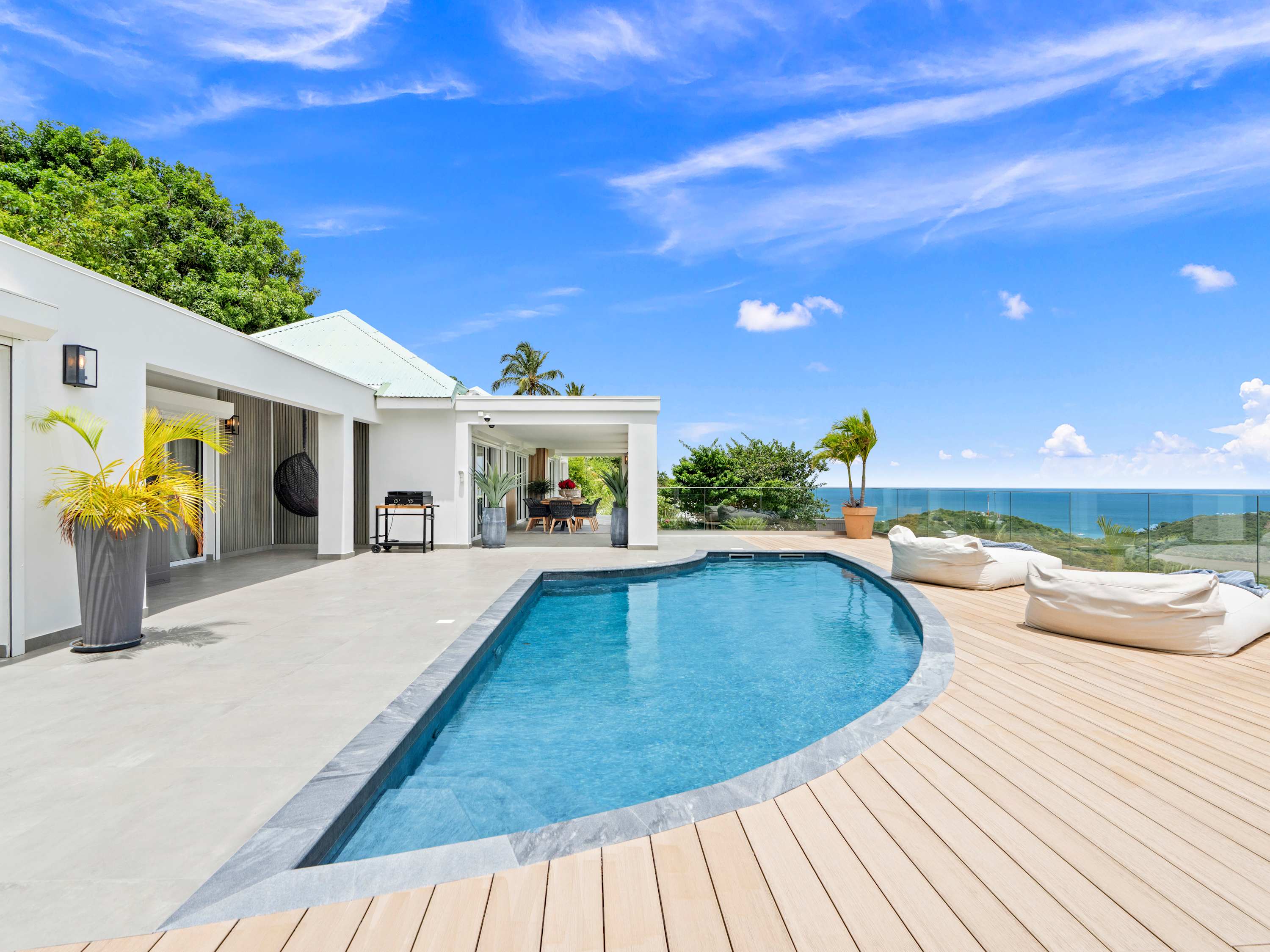 Villa Almaro, Modern Boho Hillside Villa with Anguilla Sea Views - Photo 13