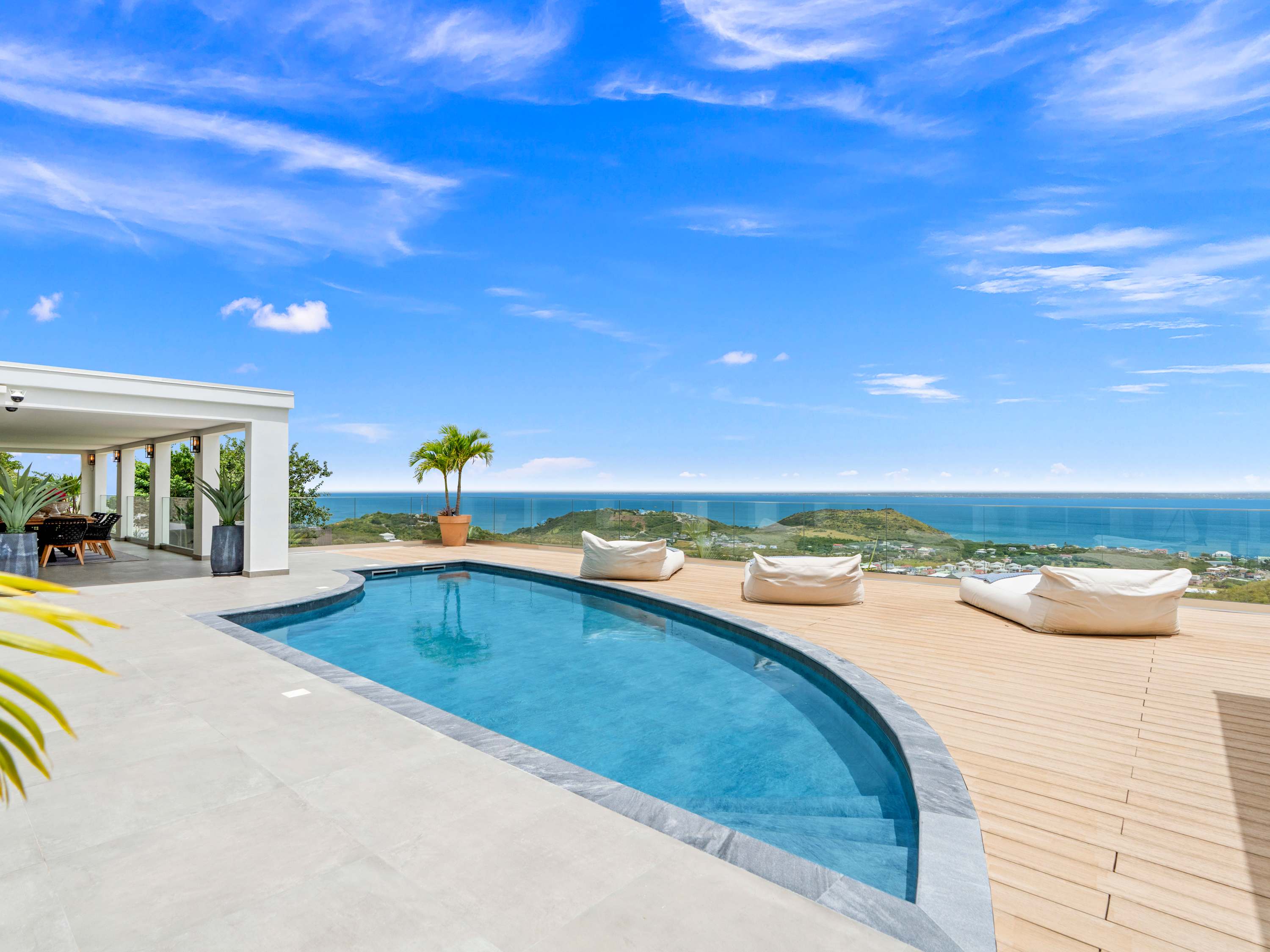 Villa Almaro, Modern Boho Hillside Villa with Anguilla Sea Views Gallery 3