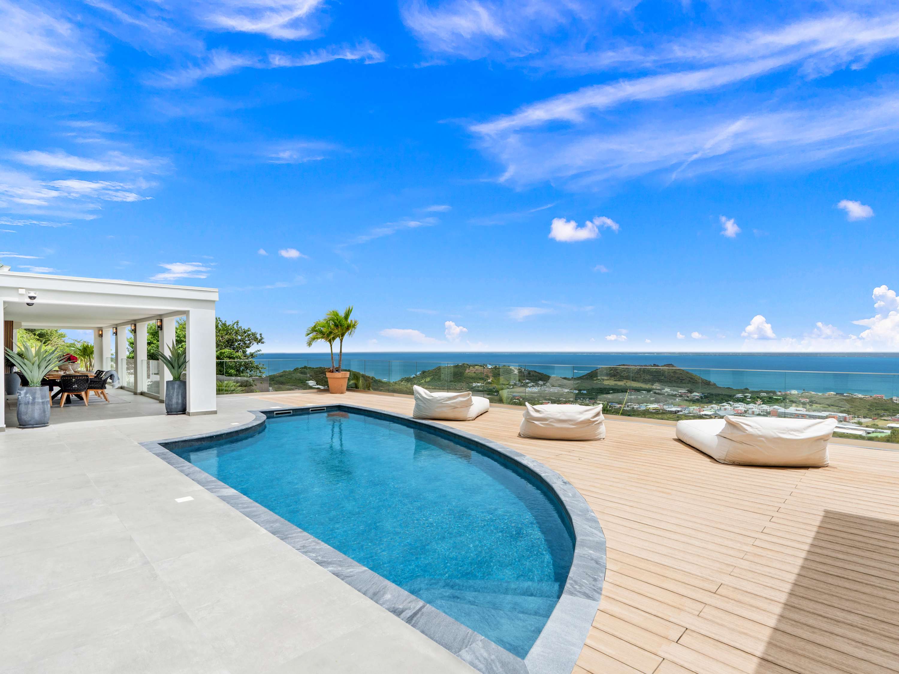 Villa Almaro, Modern Boho Hillside Villa with Anguilla Sea Views - Photo 5