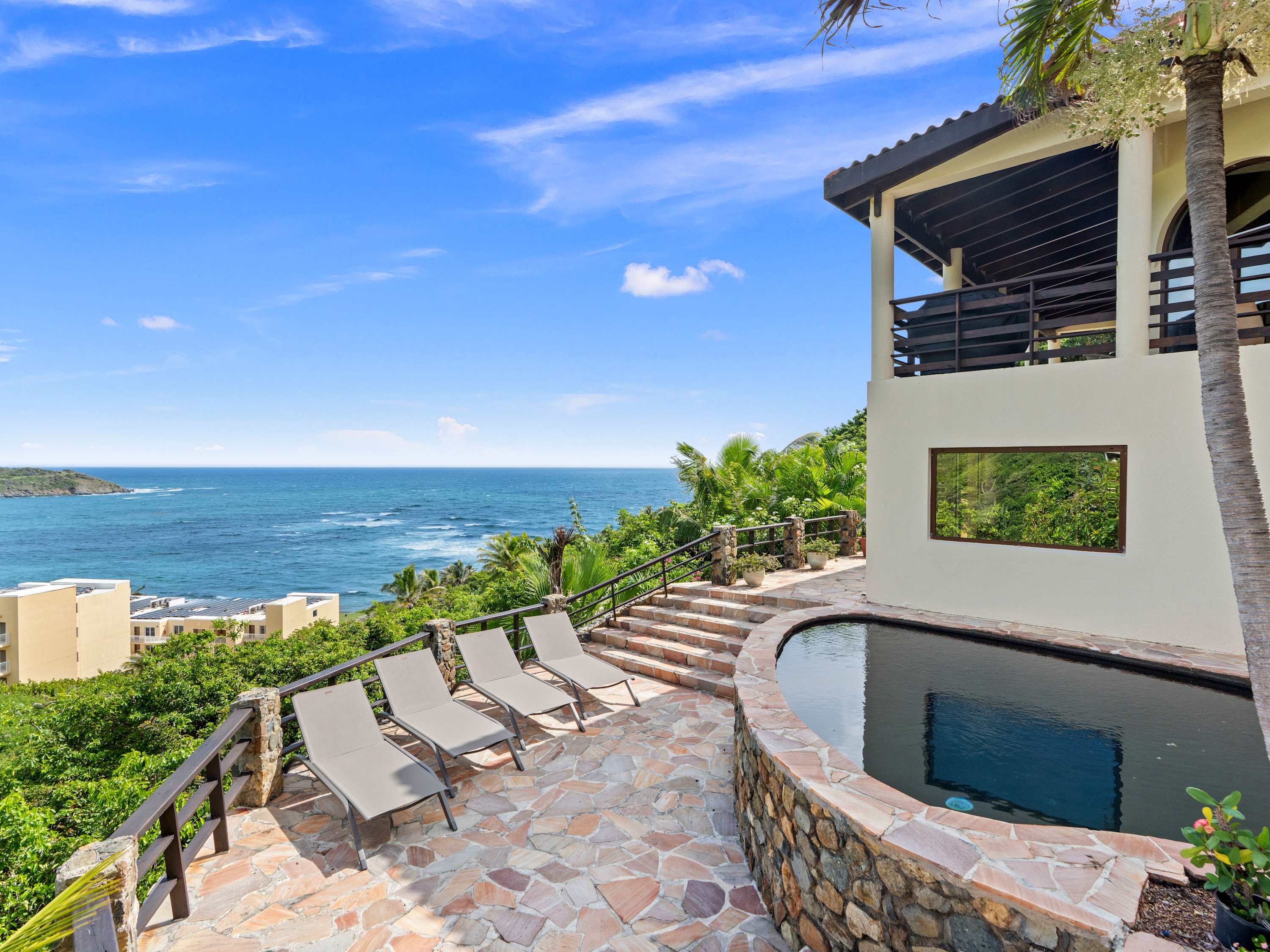Villa Baywood, Beachfront Dawn Beach Villa with Private Pool and Sea Views Main View