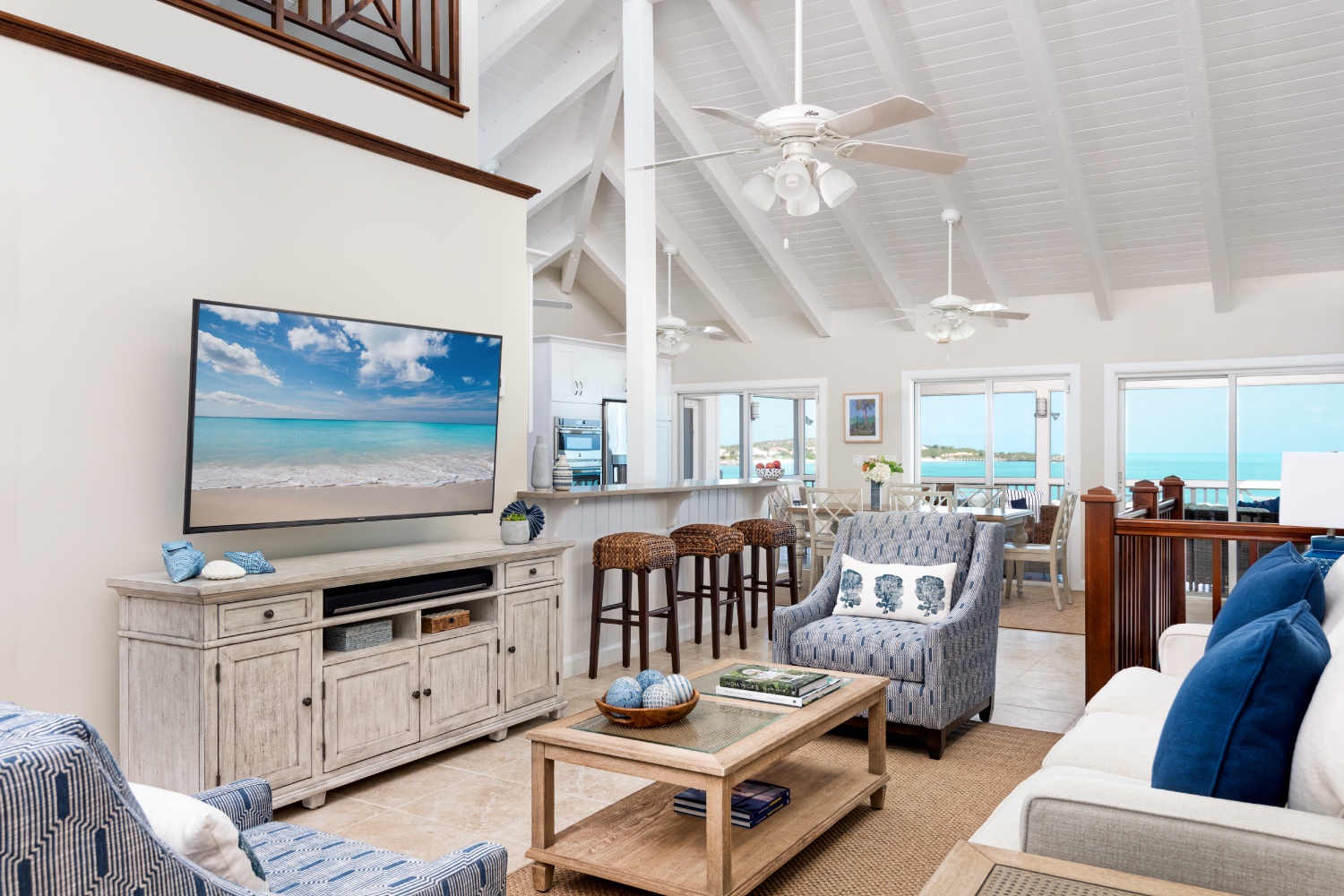 Villa Calypso, Oceanfront Grace on Sapodilla Bay Gallery 1