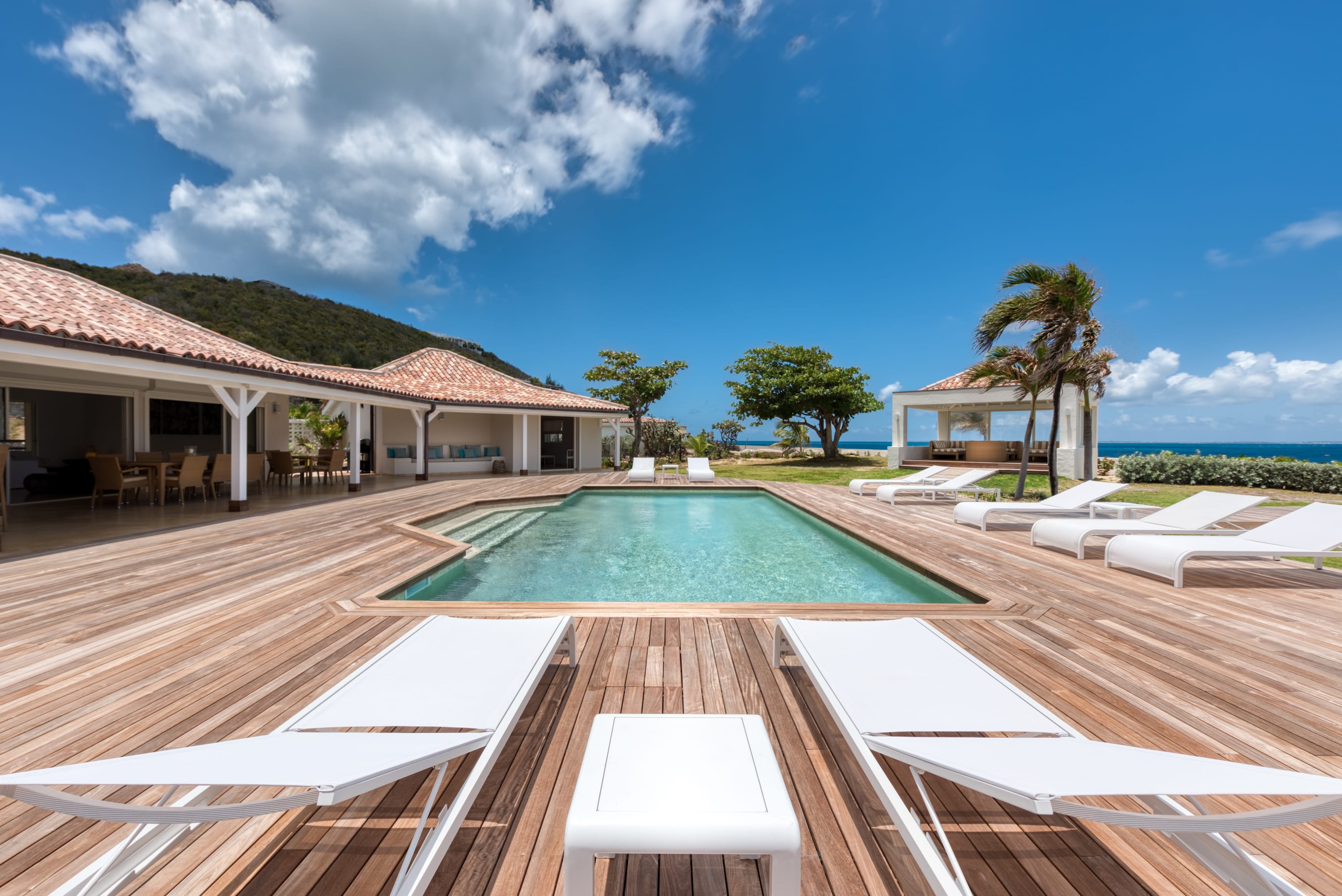 Villa Casa Cervo, Oceanfront Terres Basses Villa with Anguilla Views Gallery 1