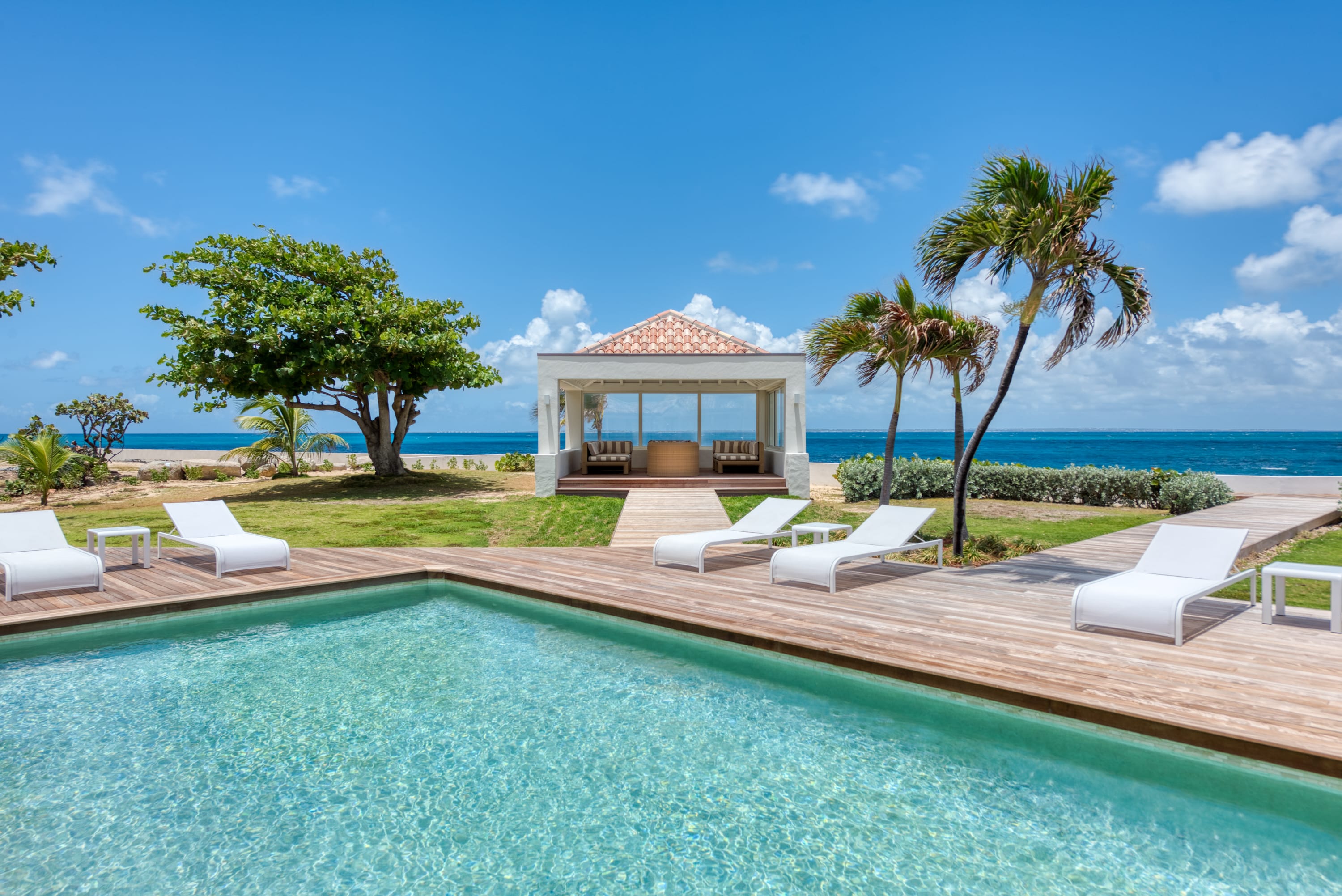 Villa Casa Cervo, Oceanfront Terres Basses Villa with Anguilla Views Main View