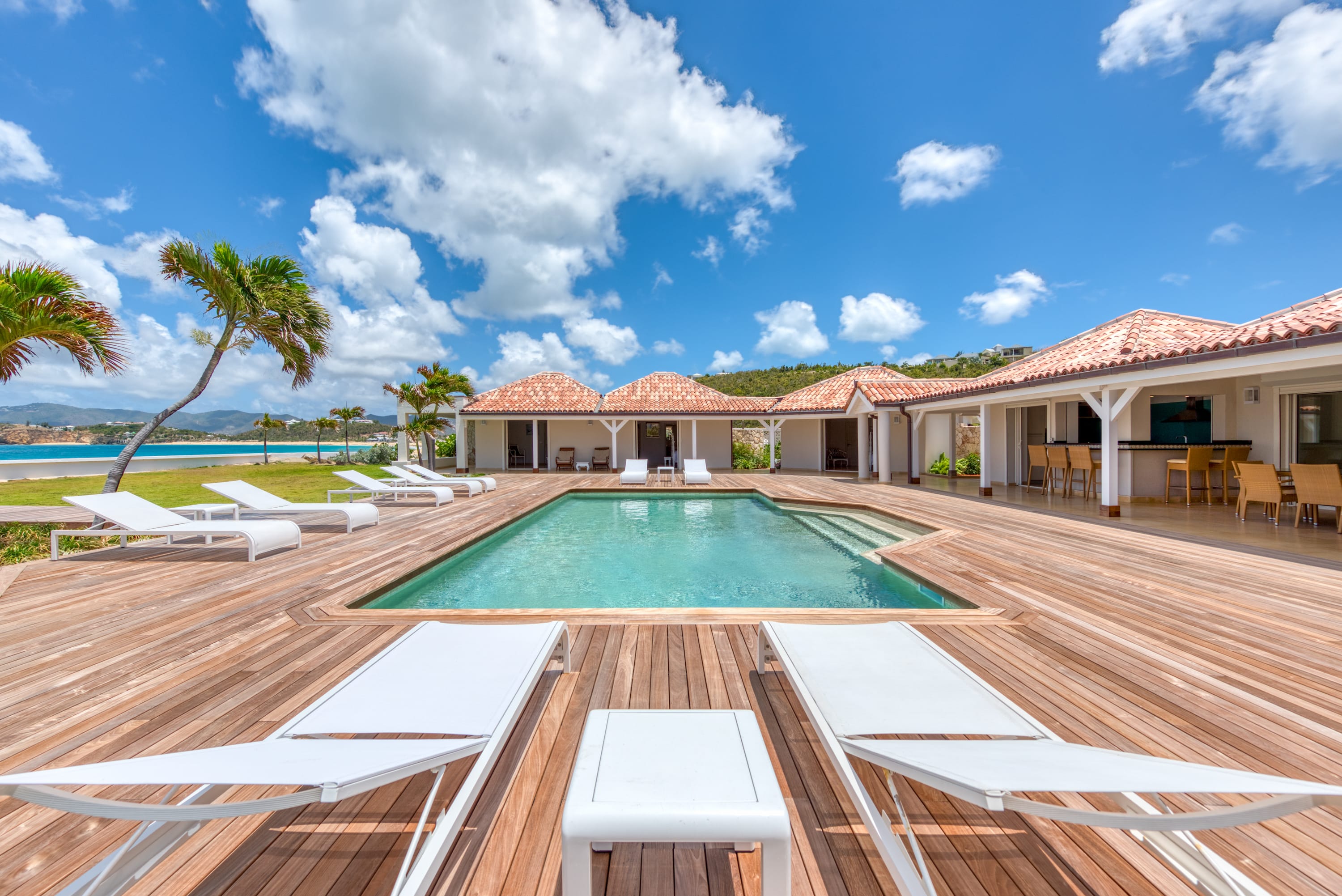 Villa Casa Cervo, Oceanfront Terres Basses Villa with Anguilla Views Gallery 2