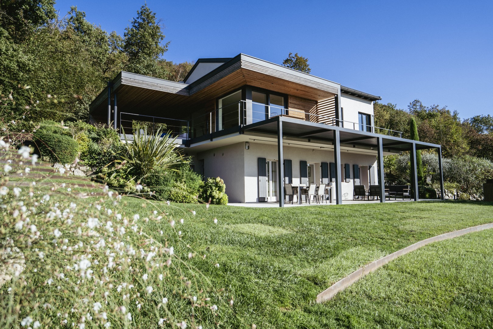 Villa Casaliva, Contemporary Lake Garda Villa with Panoramic Hilltop Views Main View