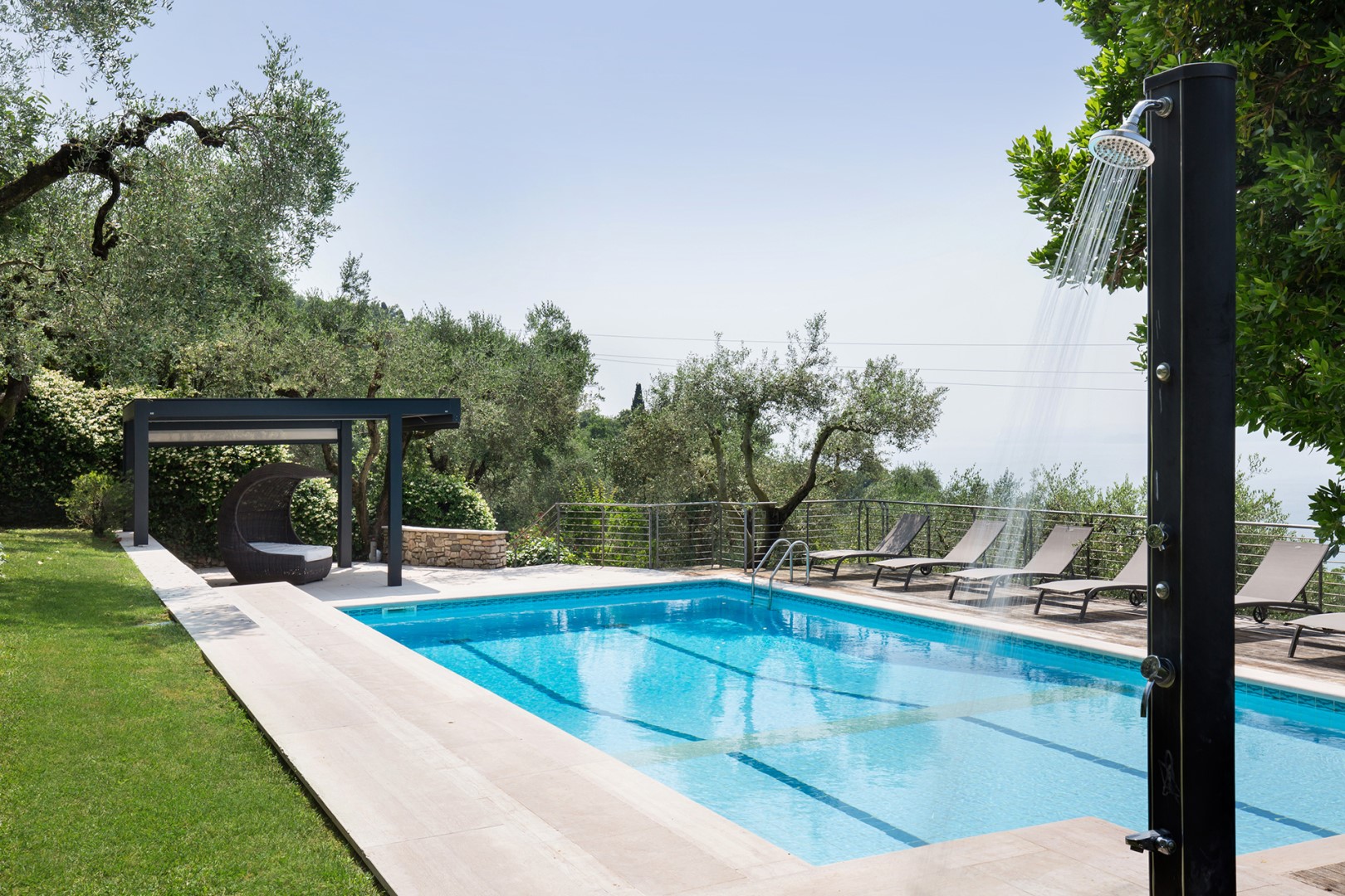 Villa Claudia, Elegant Lake Garda Villa with Pool and Panoramic Jacuzzi near Torri del Benaco Main View