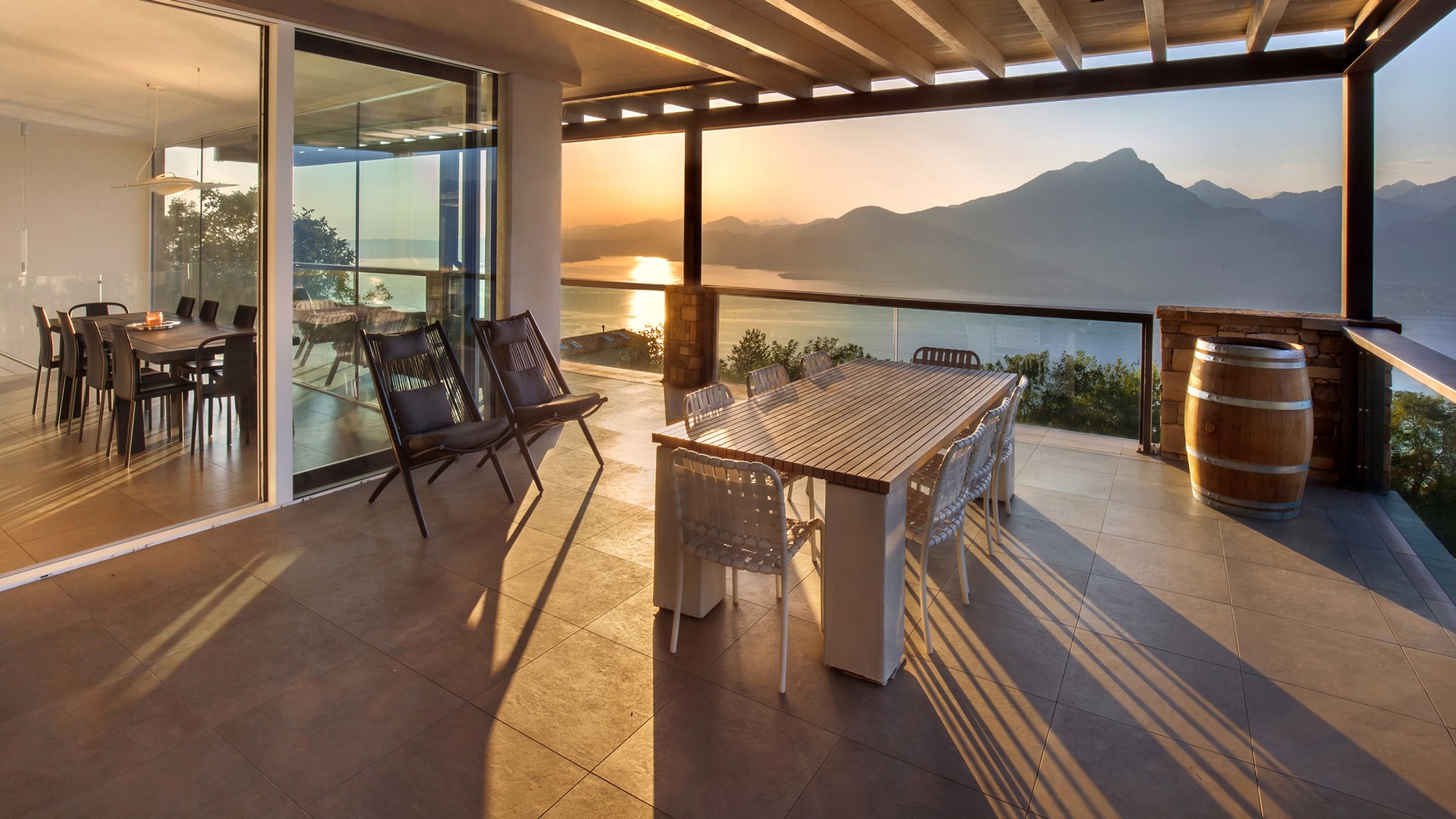 Villa Gemma, Contemporary Lake Garda Villa above San Zeno di Montagna - Photo 7