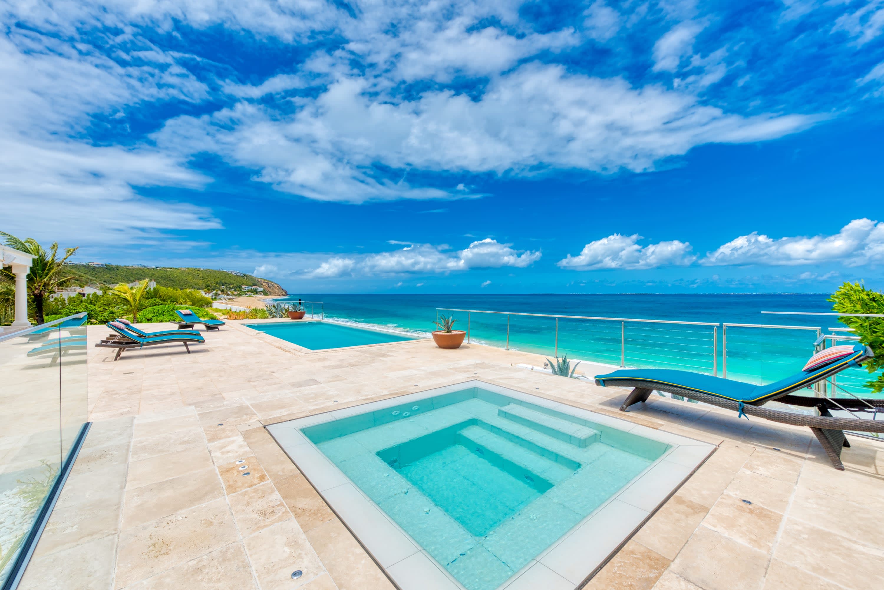 Villa La Vie en Bleu, Baie Rouge Beachfront for Four Main View