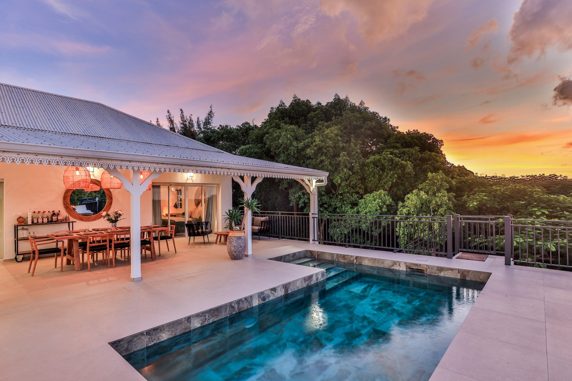 Villa Les Oliviers, a Four-Bedroom Terres Basses Retreat with Private Pool and Koi-Pond Calm Gallery 1