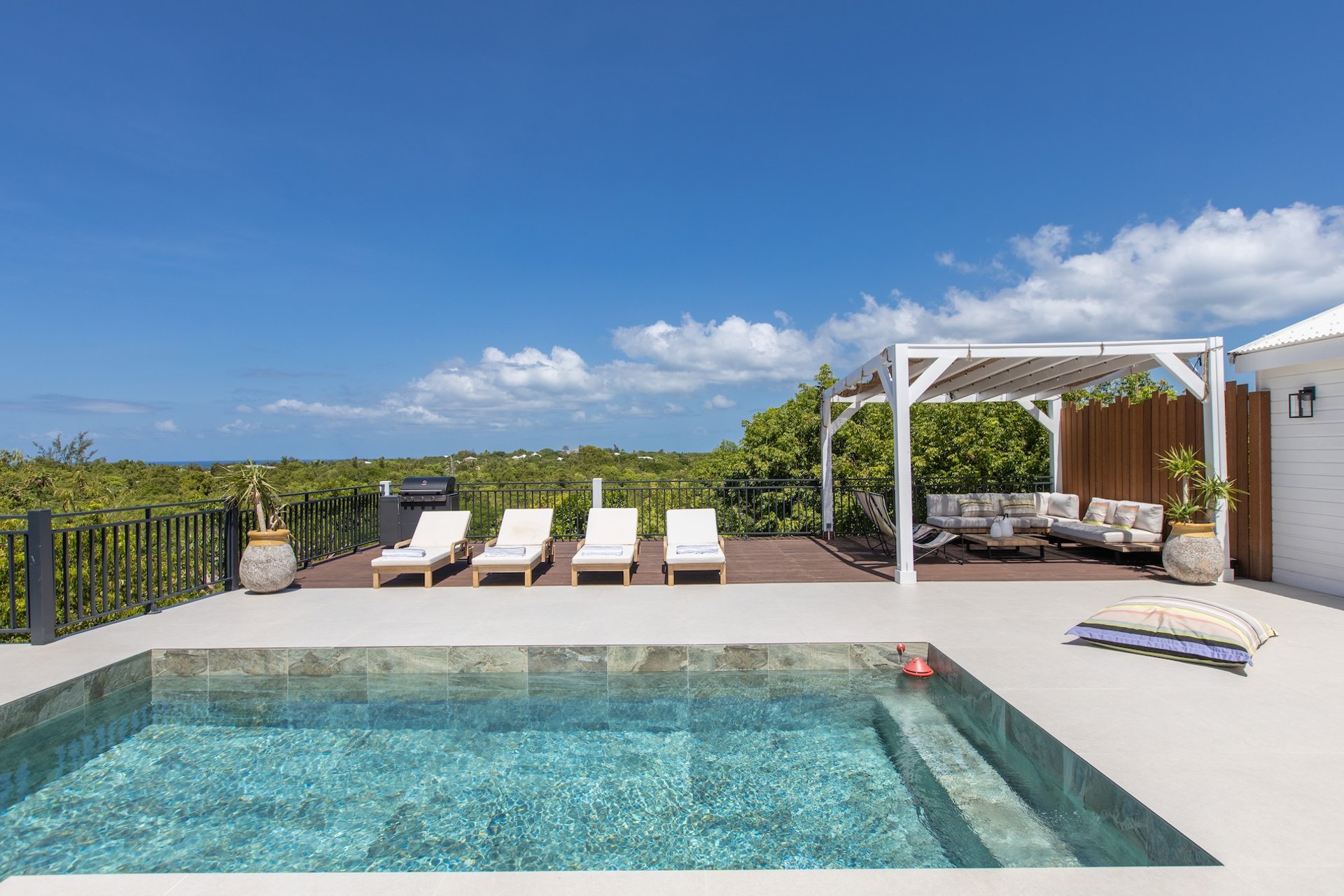 Villa Les Oliviers, a Four-Bedroom Terres Basses Retreat with Private Pool and Koi-Pond Calm Gallery 2