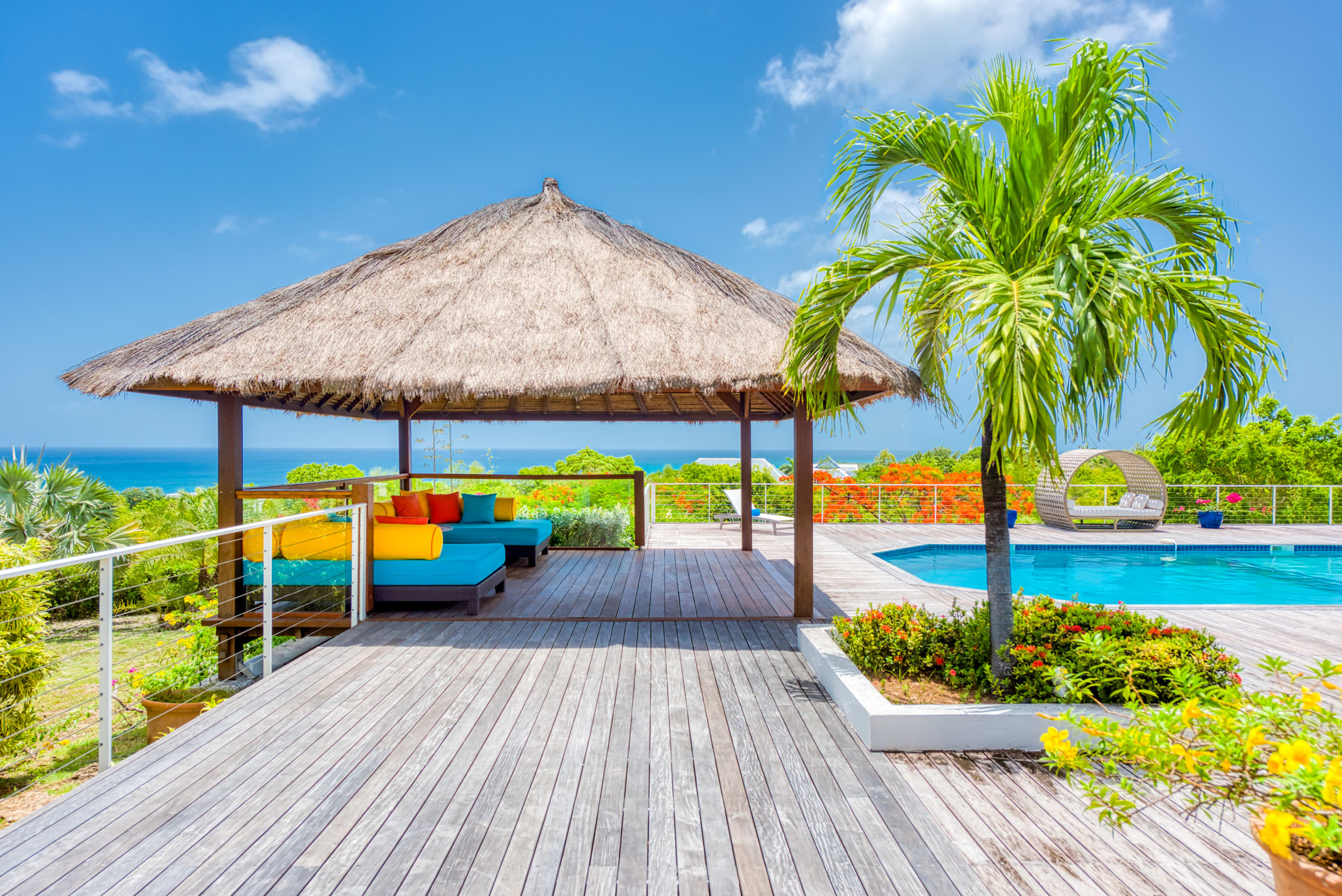 Villa Lotus, Accessible 3 Bedroom Sea View Villa Near Baie Longue Main View