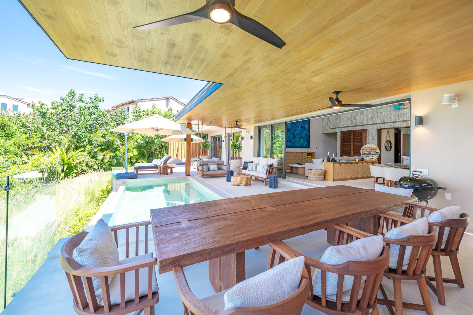Villa Mataiza, Hillside Ocean View Villa in Punta Mita Main View