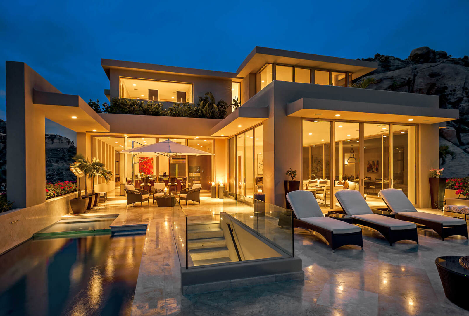 Villa Pacific West, Ocean-View Pedregal Villa Above the Pacific Main View