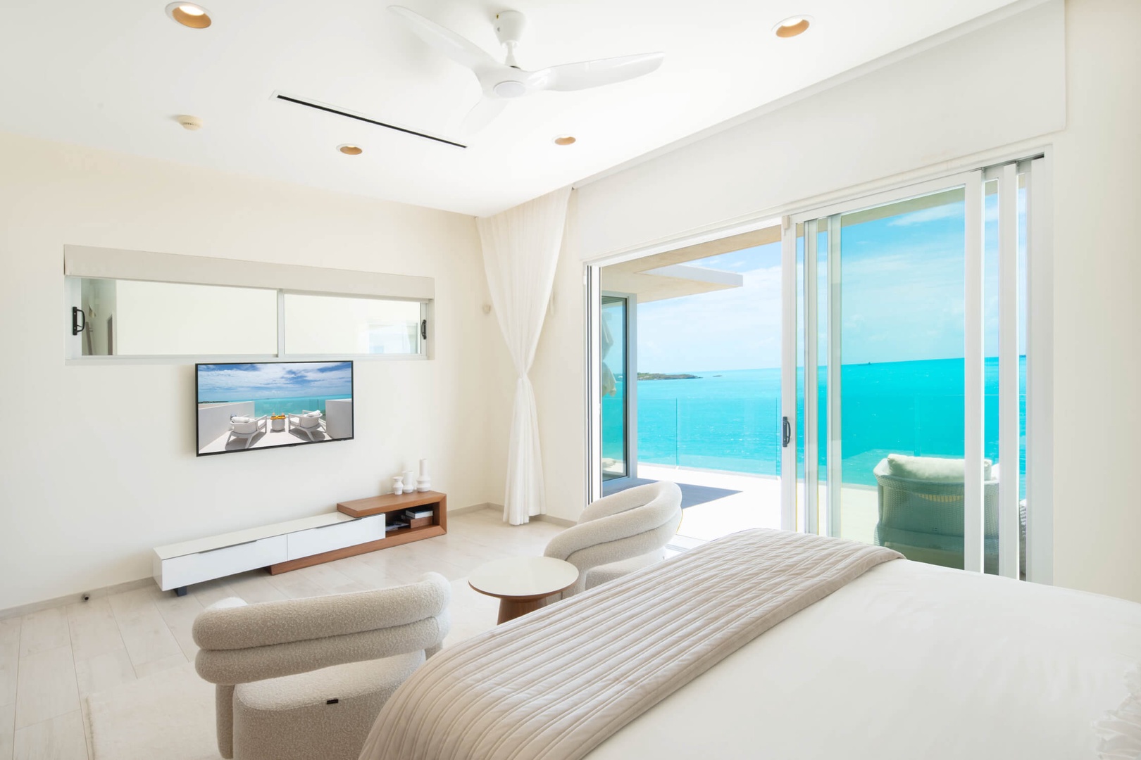 Villa Sol y Luna, Oceanfront Glass and Moonlit Terraces in Providenciales - Photo 13