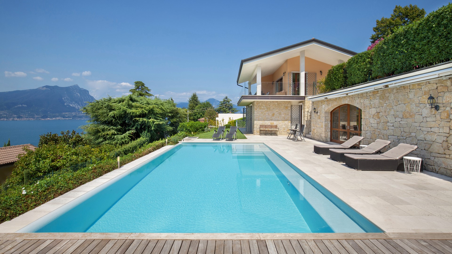 Villa Sybille, Contemporary Lake Garda Villa with Panoramic Views Main View
