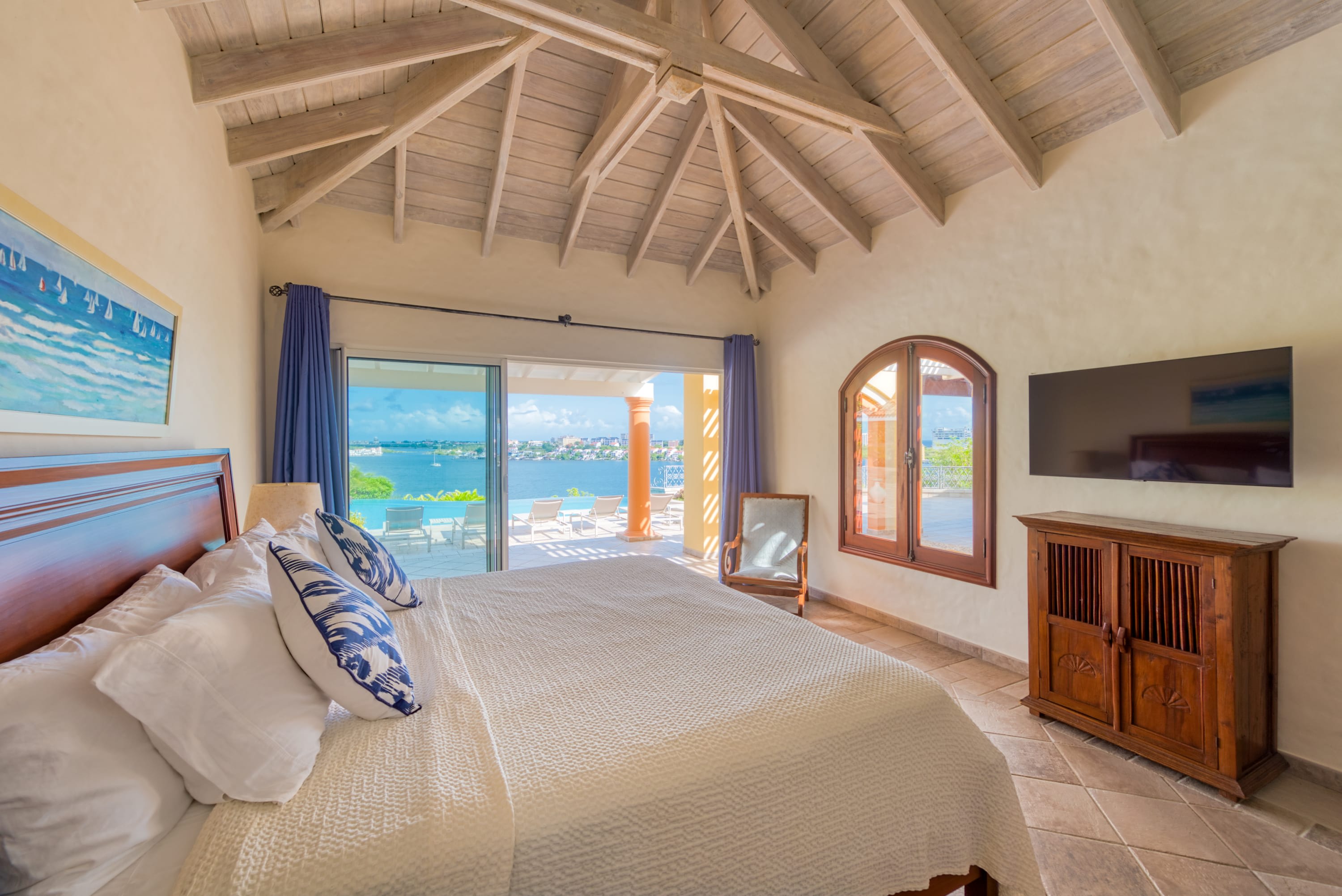 Villa Terre Azure, Terres Basses Villa with Lagoon Views and a 50-Foot Infinity Pool - Photo 19