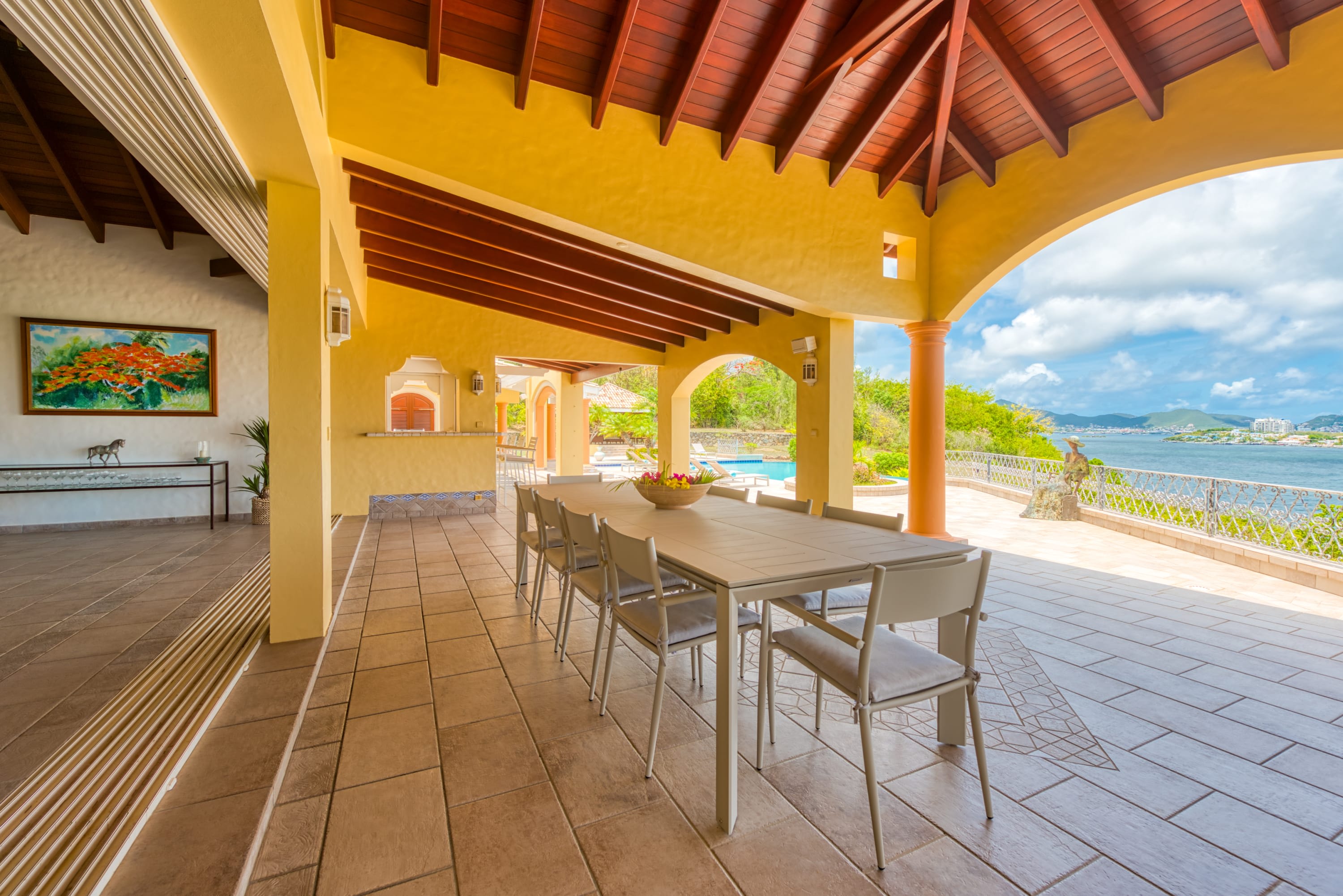 Villa Terre Azure, Terres Basses Villa with Lagoon Views and a 50-Foot Infinity Pool - Photo 7