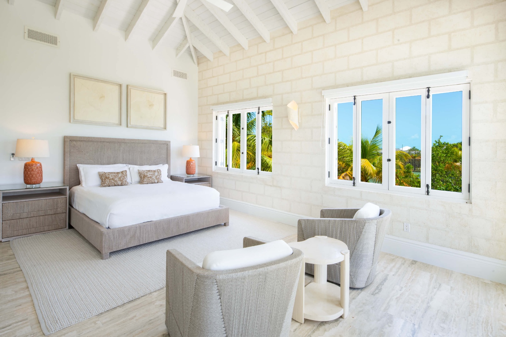 Villa Vamar on Taylor Bay Beach, Private Oceanfront Provo Villa for 12 - Photo 21