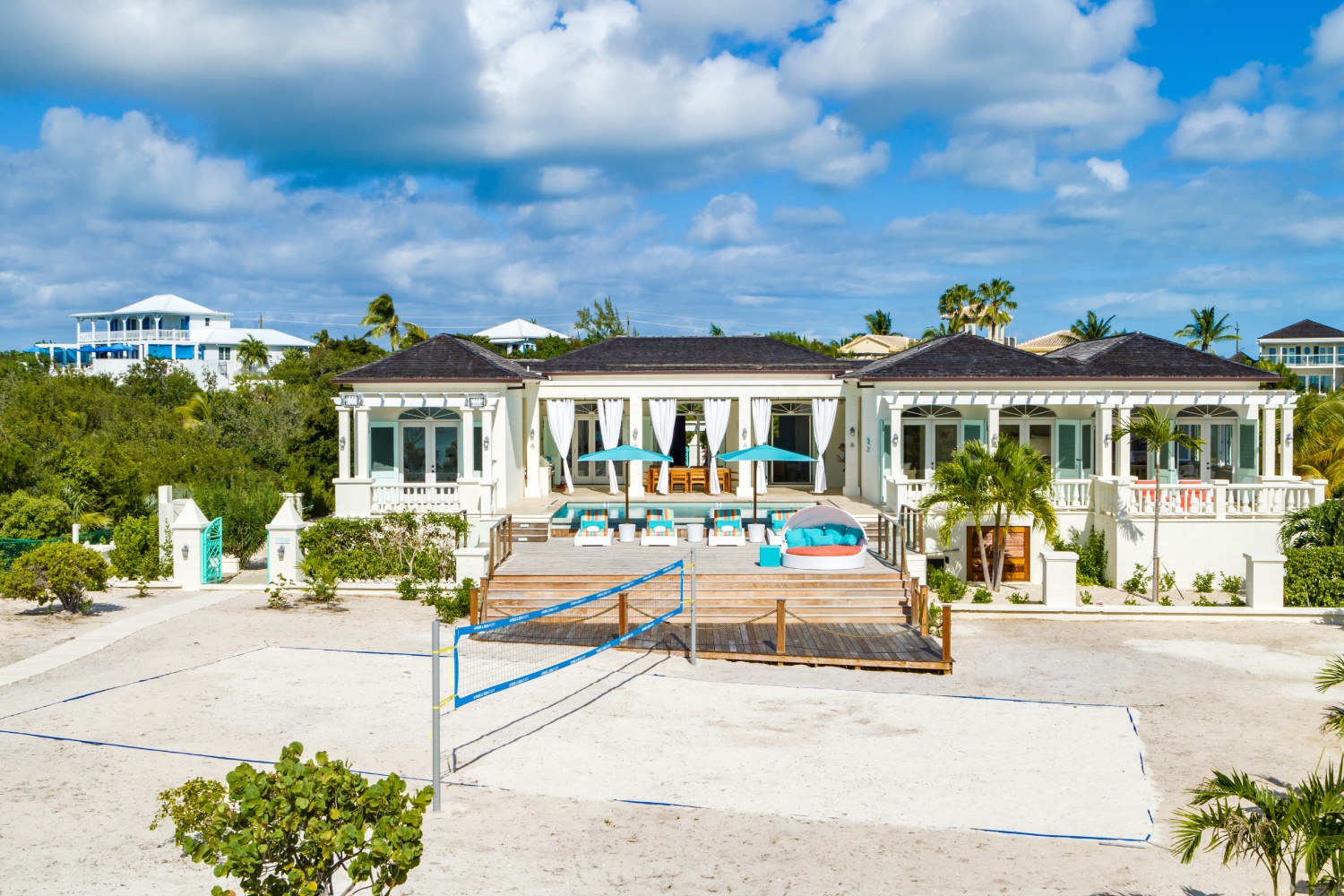 Villa Vamar on Taylor Bay Beach, Private Oceanfront Provo Villa for 12 - Photo 36