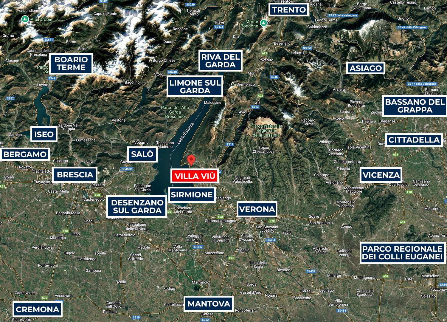 Villa Viù, Hilltop Lake Garda Villa with Private Pool, Spa and Four Double Bedrooms - Photo 57